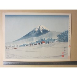 Tokuriki.  Le Fuji depuis...
