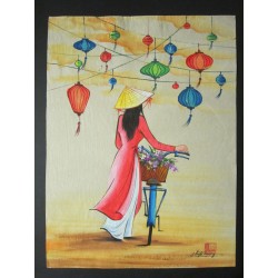 Aquarelle Vietnamienne...